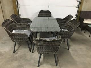 7pc. Patio Dining Set (New In Box)