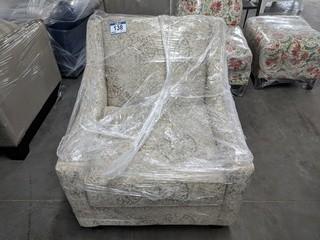 Patterned Fabic Arm Chair