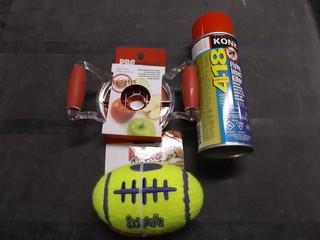 Lot of Miscellaneous Household Items c/o Kong Air Dog, King Insect Killer, Apple Slicer, Etc.