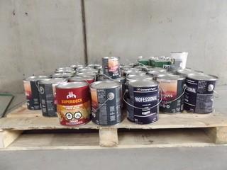 Pallet of Miscellaneous Paint