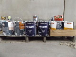 Pallet of Miscellaneous Paint