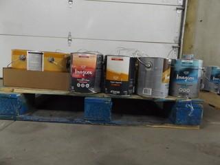 Pallet of Miscellaneous Paint