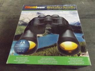 Illumibeam Binoculars 7x50 Magnification c/w UV Coated Optics.