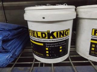 New Field King Galvanized 2" Barbed Staples.