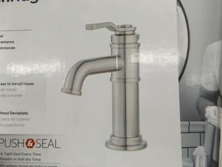 New Breckenridge Single Control Lavatory Faucet, Model LF-042-BCKK.