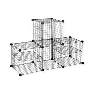 Grid Wire Modular Shelving and Storage Cubes