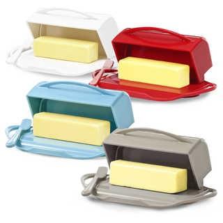 Butterie(TM) Flip-Top Butter Dish with Spreader