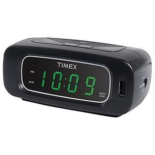 Timex(R) Alarm Clock with USB Charger Outlet