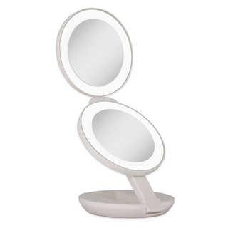 Zadro(TM) 1x/10x LED Lighted Travel Mirror