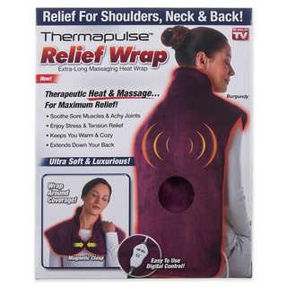 Relief Wrap in Burgundy/Thermapulse-Therapetic Heat & massage