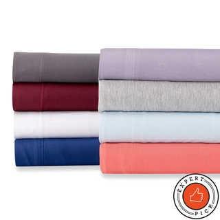 Pure Beech Jersey Knit Modal Full Sheet Set In Grey.
