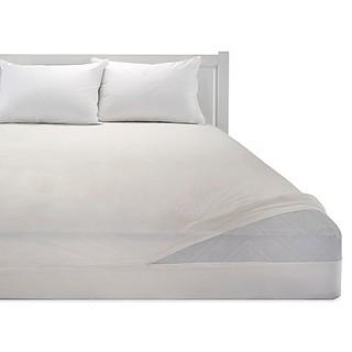 Bedding Essentials EVA Zippered Queen Mattress Protector In White