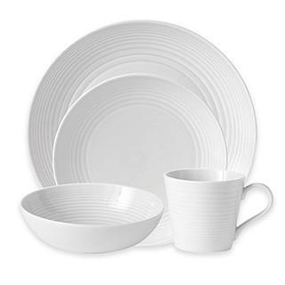 Gordon Ramsay by Royal Doulton(R) Maze 16-Piece Dinnerware Set in White