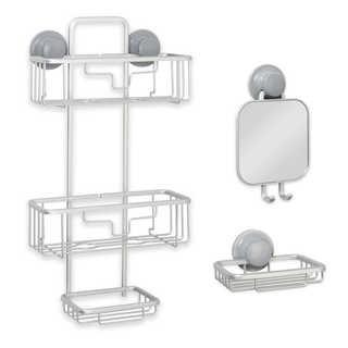 TITAN Power Grip NeverRust Suction Shower Accessories Collection