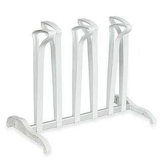 White 3-Pair Boot Stand