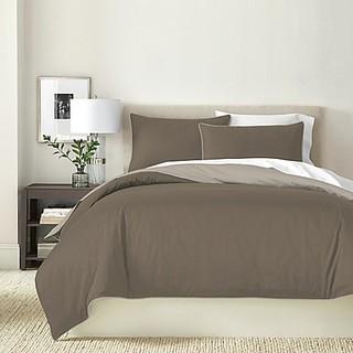 Canadian Living Solid Reversible Duvet King Cover In Navy