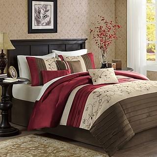 Madison Park Serene King Duvet Cover Set in Brown