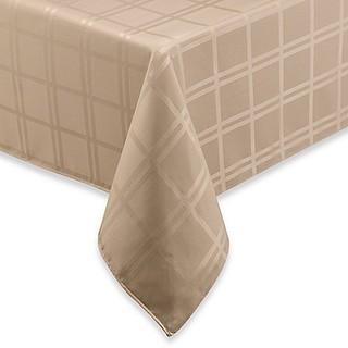 Origins Microfiber Tablecloth 60'' x 120'' White