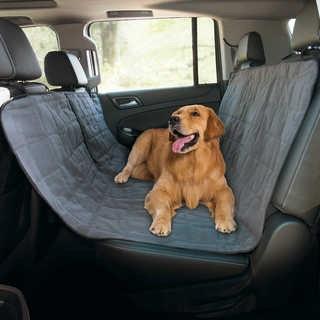 Pawslife Quilted Pet Hammock Car Seat Cover in Grey