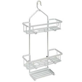 TITAN NeverRust Aluminum Slat Shower Caddy in Satin Chrome 