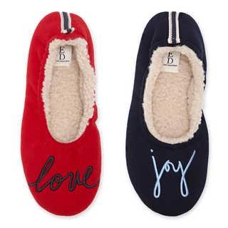 ED Ellen DeGeneres Bailene Small Slippers in Red 