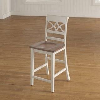 Darby Home Co Paulette 24.13 Bar Stool (DBYH8194_21259305)- Set of 2 - Blk. 
