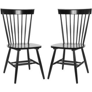 Lark Manor Saint-Pierre Solid Wood Dining Chair (LARK1796_25332639) - Grey