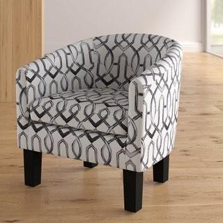 Ebern Designs Ballew Barrel Chair (EBDG1881_23830133) - Grey
