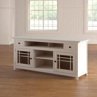 Darby Home Co Julee 74" TV Stand (DRBC1949_17988081) - Antique White