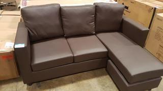 New - L-Shape - Sectional - Wine Color -