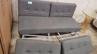 Grey Fabric Sofa - 