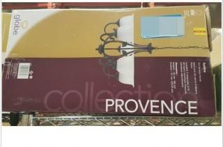 Globe Lighting Barcelona Lustre Chandelier - Dark Coffee Finish/ Amber Glass Shades