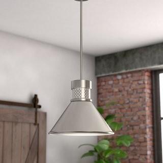 Trent Austin Design Irwin 1-Light LED Inverted Pendant (TRNT2425_22435917) - Dark Bronze / Copper