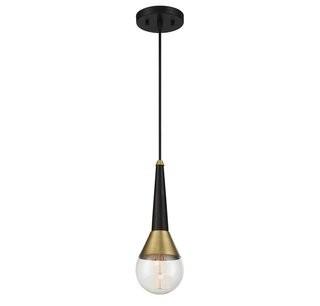 George Oliver Clack 1-Light Mini Pendant (GOLV4831) - /bkl/Brass