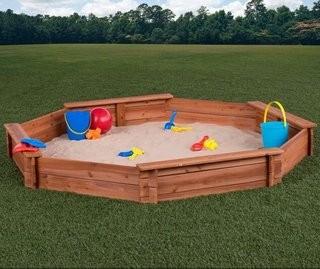 Creative Cedar Designs 6.6' Octagon Sandbox (CCED1020)
