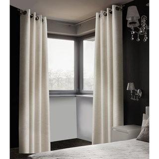 Three Posts Arends Solid Room Darkening Thermal Grommet Curtain Panels (TRPT2113_23352587) - Grey - 37" x 84"