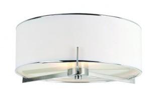 Cadance 15.25" Flushmount (1053 BN)?by?Trans Globe - Brushed Nickel