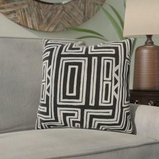 Bloomsbury Market Haysville Mesmerizing Maze Throw Pillow (BBMT4981_22863793_22863796_22863798) - Amber color