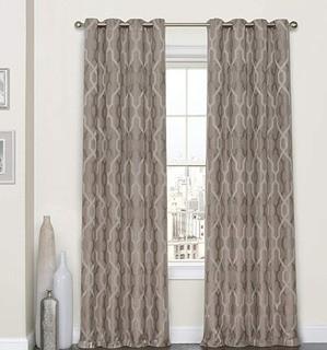 Eclipse - Sabino - Latte Grommet Panel - 52" x 63" - 3 Sets