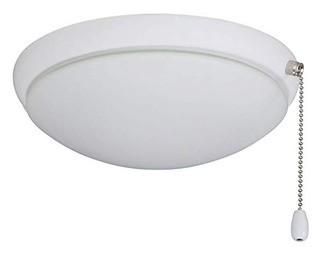 Emerson Celiling Fan Ligh Fixture Satin White Moon Light Fixture (LK655SW) - White