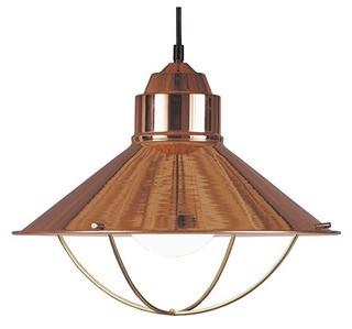 Kenroy Home 66349COP Harbour 16 Inch Pendant- Copper Finish