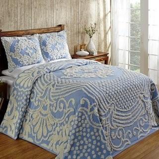 Alcott Hill Baremeadow Bedspread (ALTH3562_24162634_24162632) - Queen - Blue