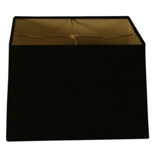 Royal Designs Timeless 16 Shantung Square Lamp Shade" (RDES1177_17975263) - Blk
