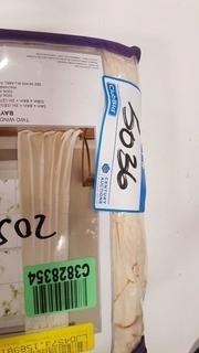 Pocket Pole Semi-Sheer Bayview - Panels- Ivory - 54" x 84"