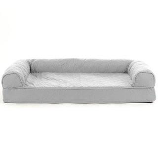 Archie & Oscar Fiona Dog Bolster (AOSC1593_31178543_31178544) - Grey - Small