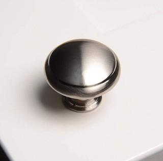 South Main - SH2711-SN-25 - Traditional Round Pull Knob Satin Nickel - 2 sets of 25 pcs