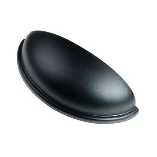 South Main Hardware Modern Drawer Handle 3 Center Cup/Bin Pull (SOMH1080_25965569) - Satin Nickel - 2 sets of 10