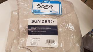 Sunzero Curtain Panel - 2 Pieces / 40"x63" / Off White