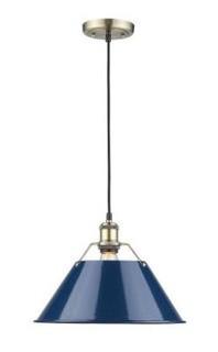 Golden Lighting - Orwell - 3306-L PW-NVY