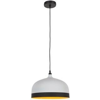 Light Society Melaina 1-Light Bowl Pendant (LGTS1062_18666745) - Blk